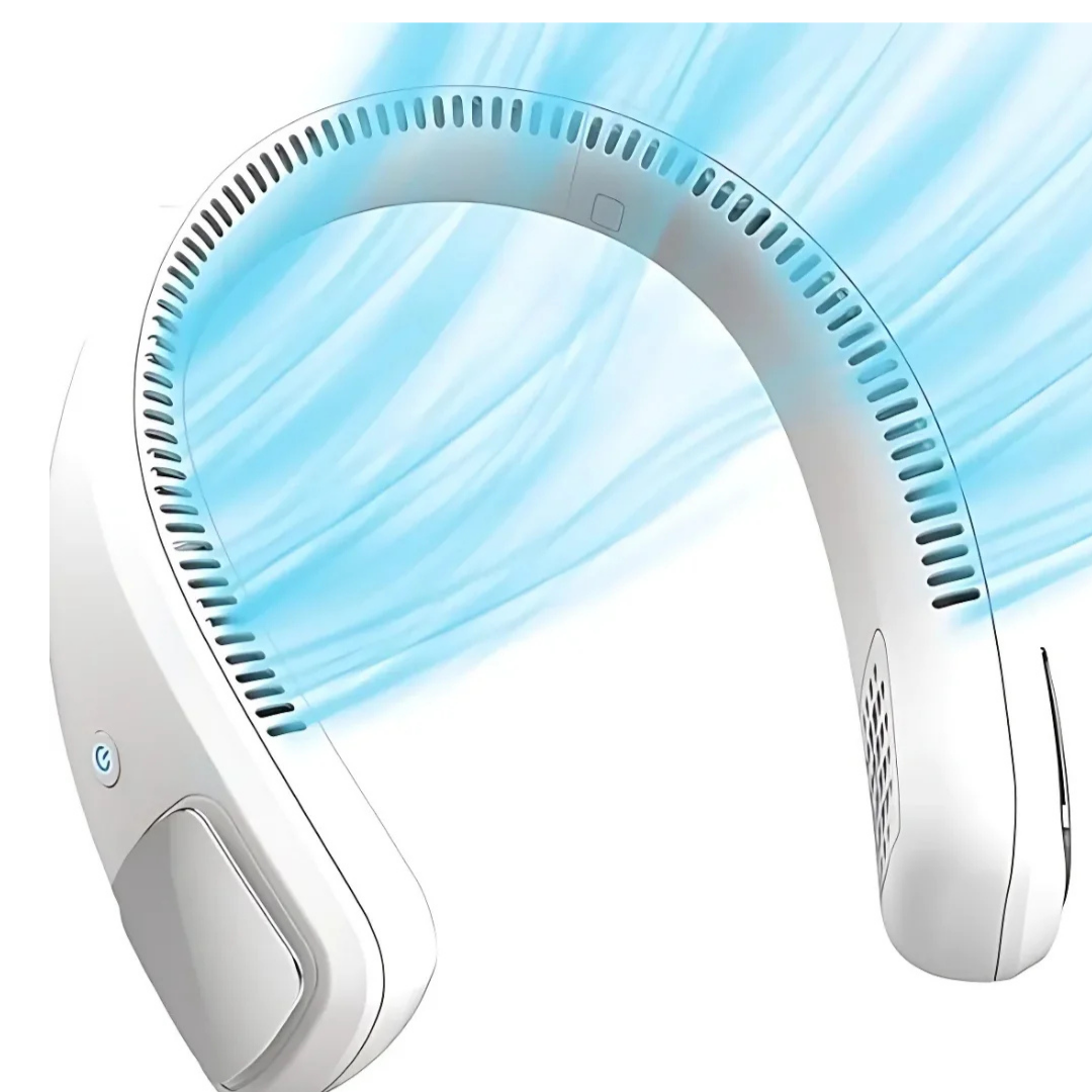 Wearable Neck Fan Arctic Air Freedom 3 Speed USB Rechargeable Cooler & Air Purifier Hands Free Personal Fan for Indoor & Outdoor Use - Image 2
