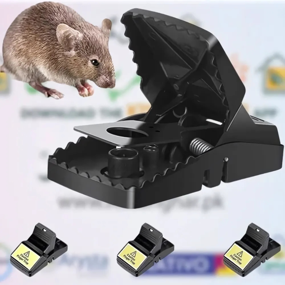 Heavy Duty Reusable Plastic Mouse Trap β Safe, Quick & Humane Rat Catcher | Indoor & Outdoor Use