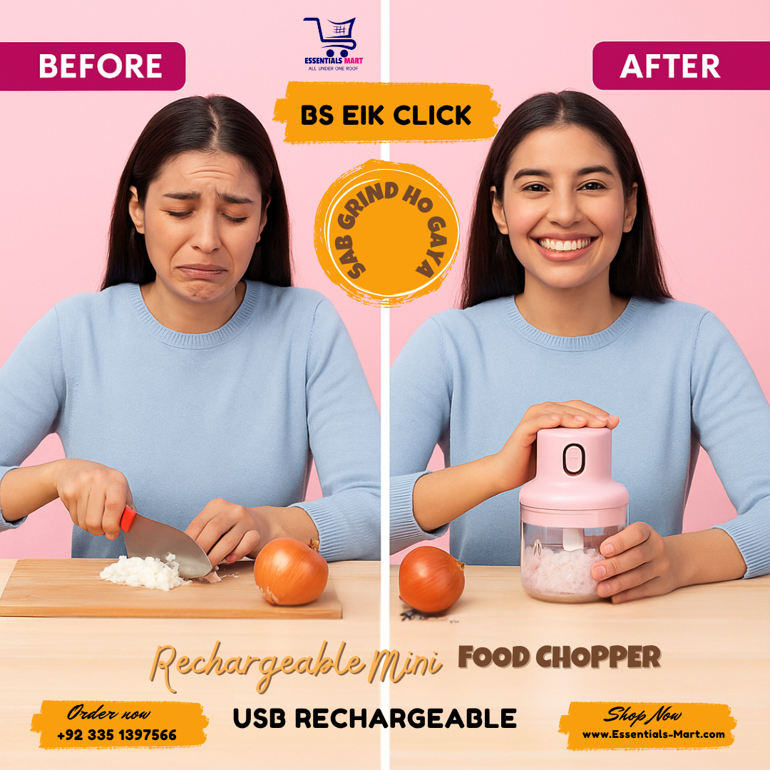 250ml USB Rechargeable Mini Food Chopper – Portable Electric Grinder for Garlic, Onion & More - Image 3