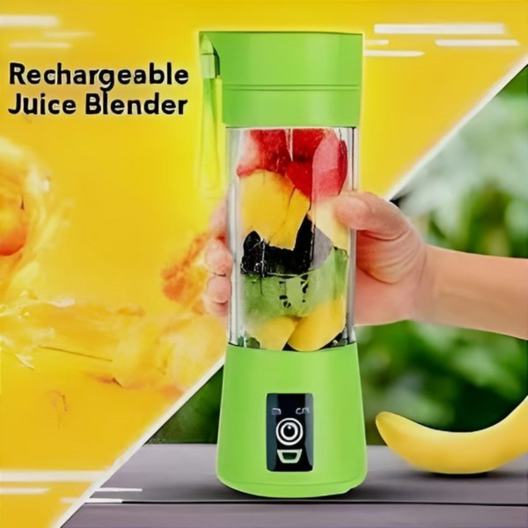 Portable Mini 4-Blade Juicer Blender – Rechargeable - Image 3