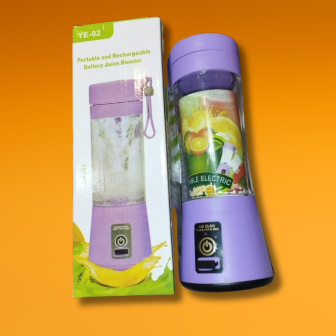 Portable Mini 4-Blade Juicer Blender – Rechargeable - Image 5