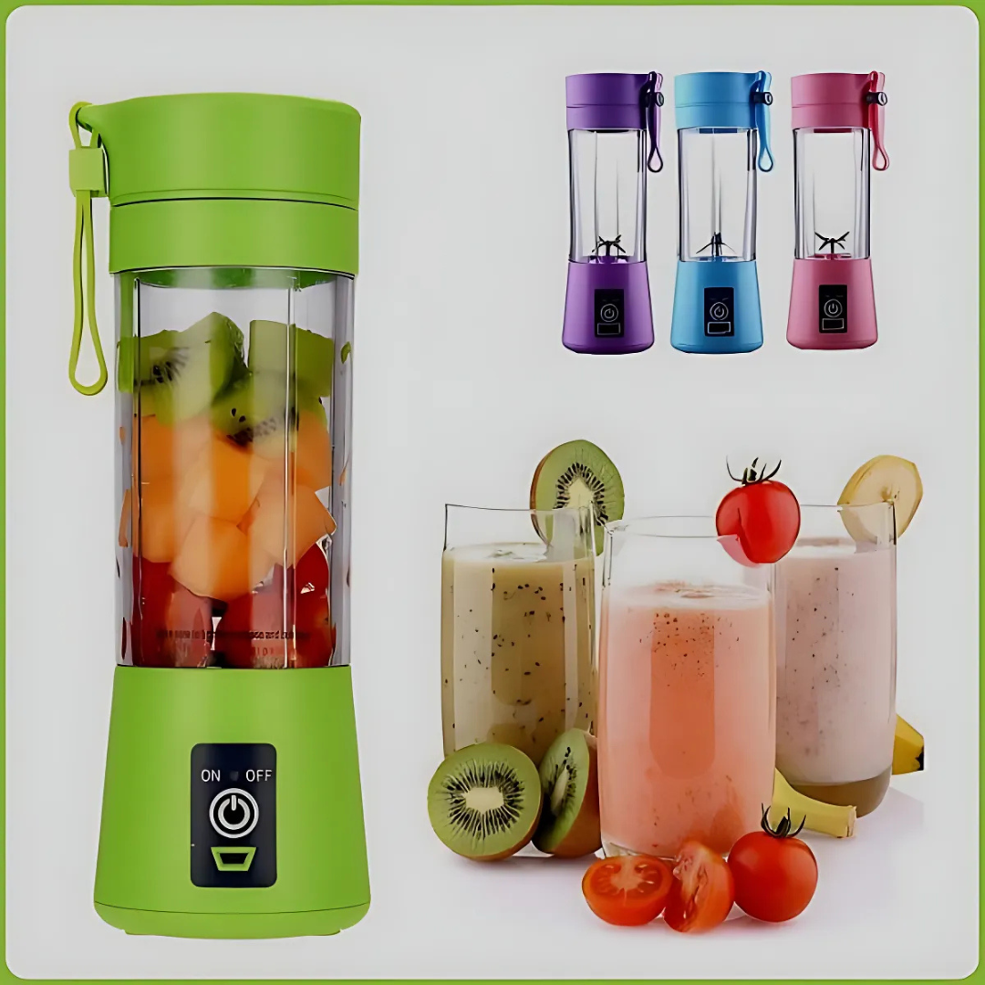 Portable Mini 4-Blade Juicer Blender – Rechargeable - Image 4