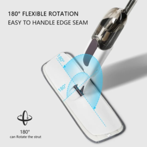 Spray Mop for Home 🧼 | Hands-Free Flat Floor Mop with Refillable Bottle | Lightweight & Durable Cleaning Solution