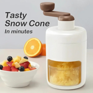 Portable Manual Ice Crusher 🧊 | Hand-Crank Ice Shaver Machine for Frozen Treats & Drinks