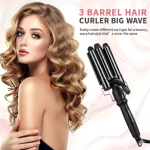 Babyverse Professional Couture Hair Pro 3 Ceramic Wave Styler – Beach Waves Curling Tool for Women