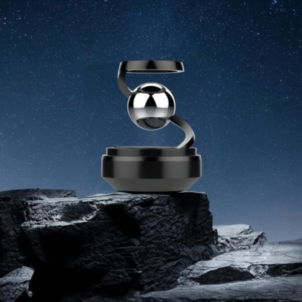 Star Solar Levitating Ball 🌟 | Dashboard Air Freshener for Car | Solar Powered | Aesthetic Car Decor (Random Color) - Image 4