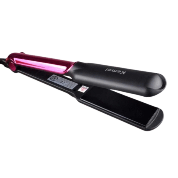 Kemei KM-2113 Tourmaline Ceramic Hair Straightener – Fast Heating Flat Iron for Smooth & Silky Hair - Image 3