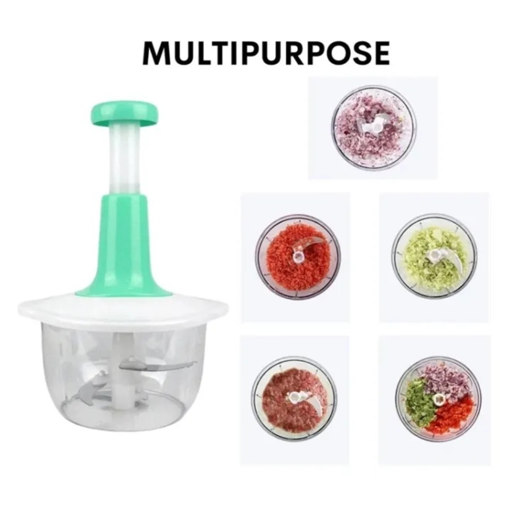Manual Hand Push Chopper | In 1.5L and 2L, Multi-Functional Vegetable & Meat Grinder, Grater, Dicer - Image 7