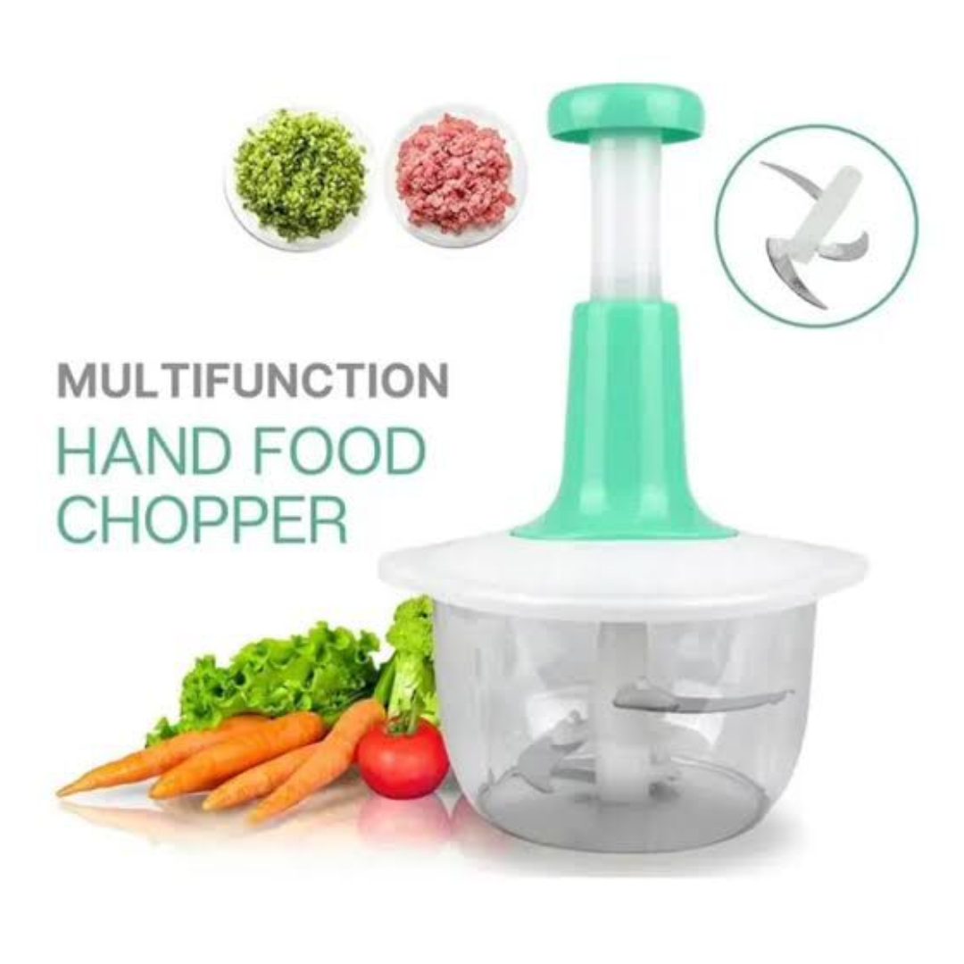 Manual Hand Push Chopper | In 1.5L and 2L, Multi-Functional Vegetable & Meat Grinder, Grater, Dicer