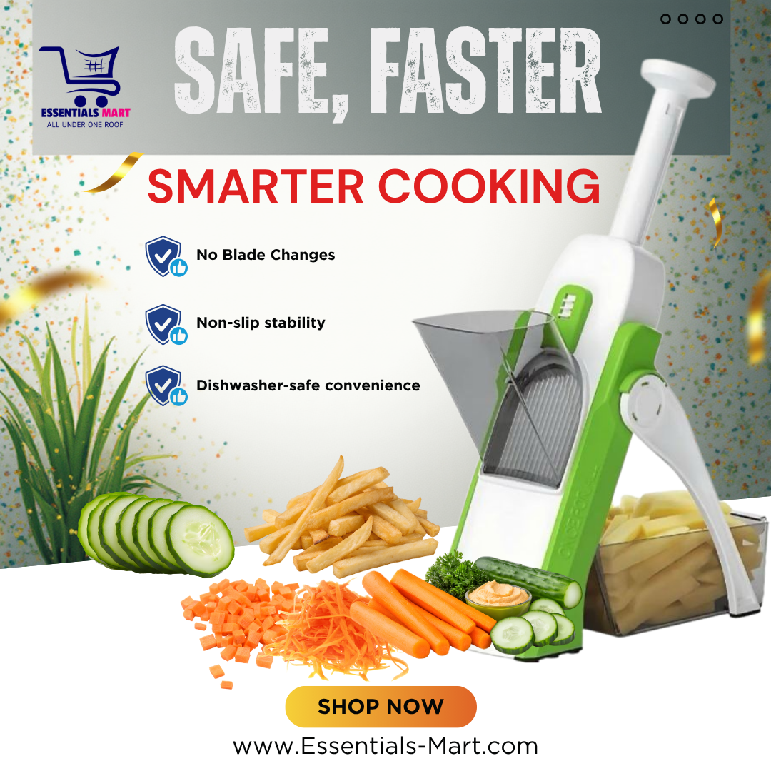 Multi Functional Thickness Vegetable Slicer – Adjustable Upright Food Slicer